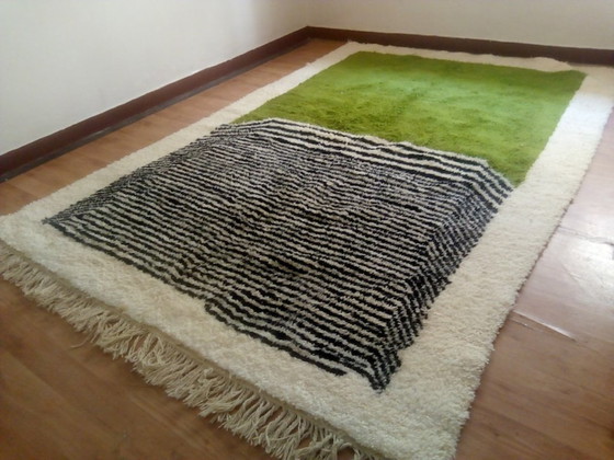 Image 1 of Tapis marocain en laine naturelle 300cmx200cm