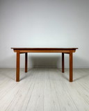 Table de salle à manger extensible vintage suédoise en teck des années 60 par Nils Jonsson pour Hugo Troeds