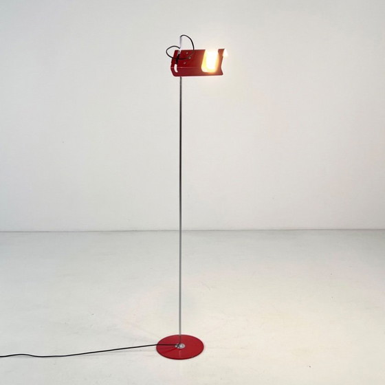 Image 1 of Red Spider Floorlamp by Joe Colombo for Oluce, 1970s
