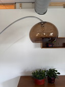 Vintage XXL adjustable arc lamp, Italy '70s