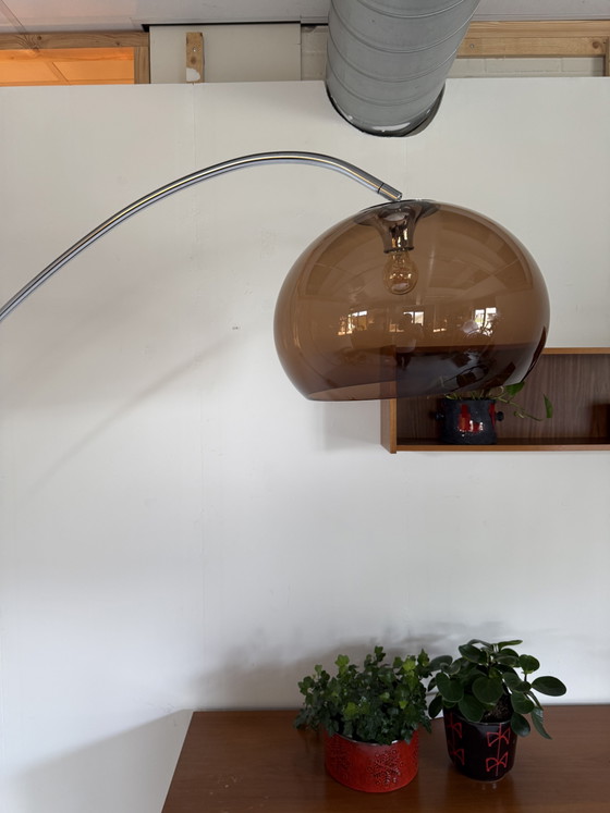 Image 1 of Lampada ad arco vintage XXL regolabile, Italia anni '70