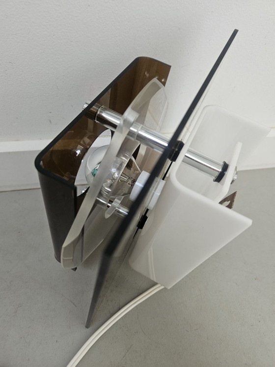 Vintage Herda Space Age Wall light in original box – Plastic, Metal (photo 4 of 13)