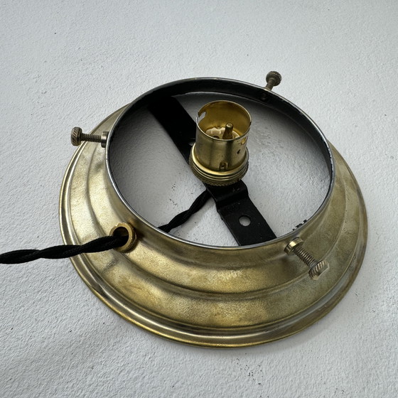 Image 1 of Antique Vintage Clichy Glass Table Lamp