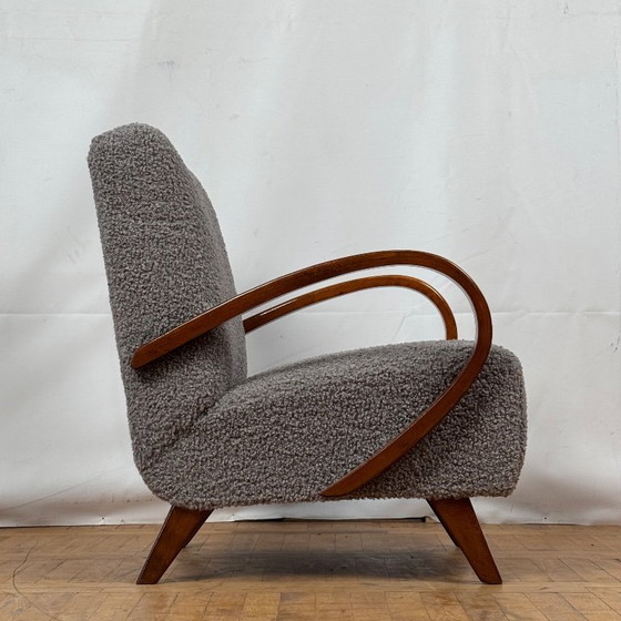 Image 1 of Pair of fully restored Frantisek Jirak art deco armchairs 1960s