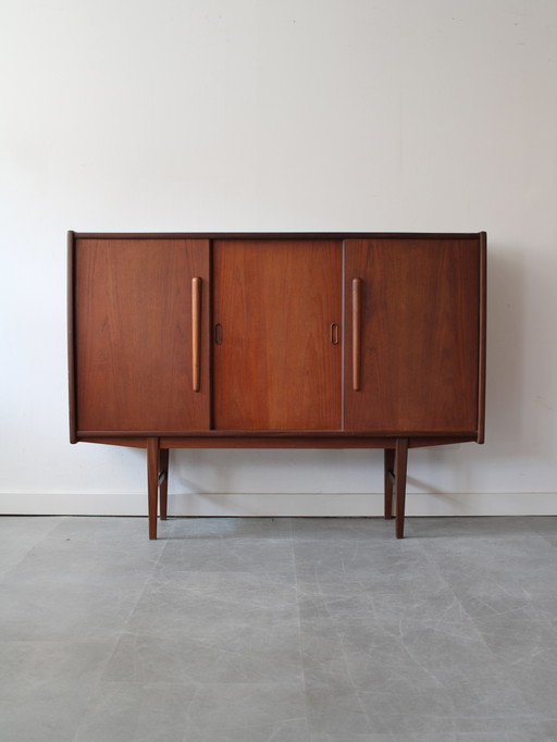 Vintage Deens highboard in teak