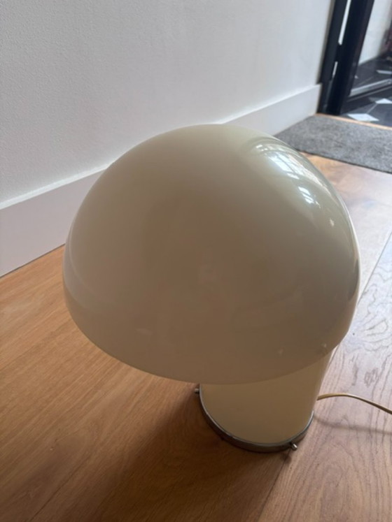 Leila 1010 Lampada da tavolo, plastica color crema, Lampade da tavolo, Metallo, Vintage (foto 2 di 6)