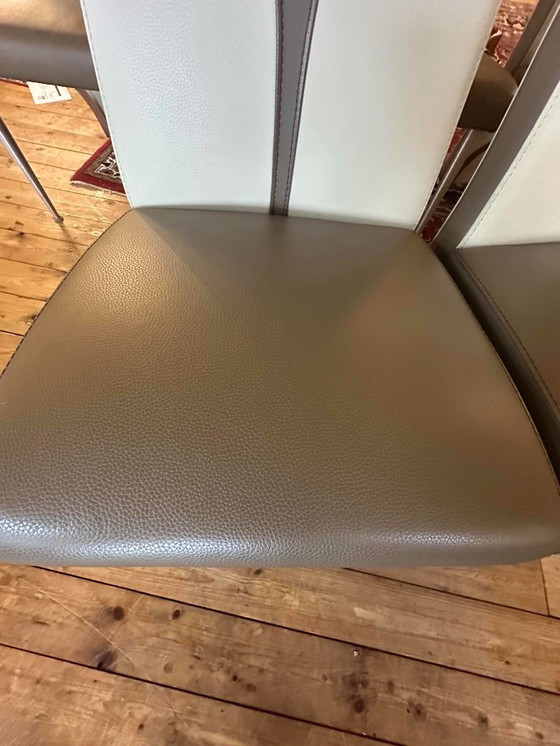 Image 1 of Luxueux ensemble de 6 chaises de salle à manger vintage Formenti