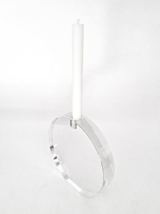 Candlestick Glass Disc – Candle holders (photo 5 of 12)