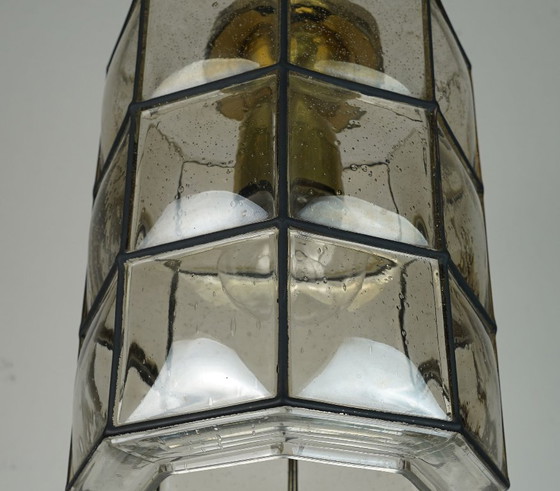 Glashuette Limburg Hanging Lamp 1960's 70's Glass Pendant Light Model P292 4305 – Glashütte Limburg (photo 7 of 15)