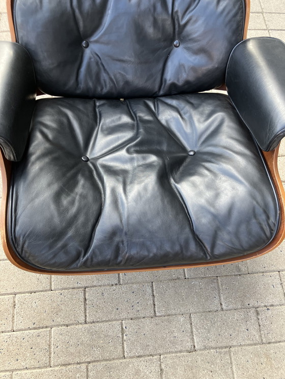 Image 1 of 2x Eames Lounge Chair Contura/Fehlbaum 1950er Jahre