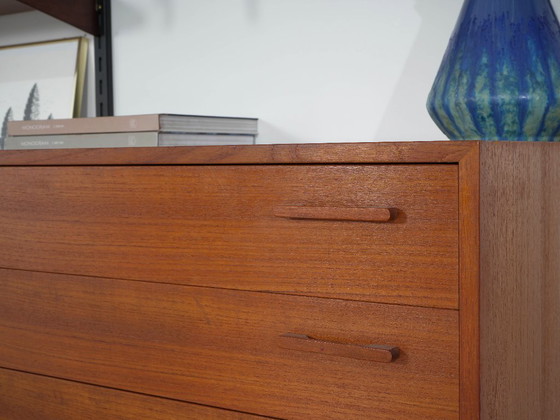 Modulaire stellingen van Kai Kristiansen, teakfineer met zwarte wandrails, Denemarken, jaren 60. (photo 17 of 31)