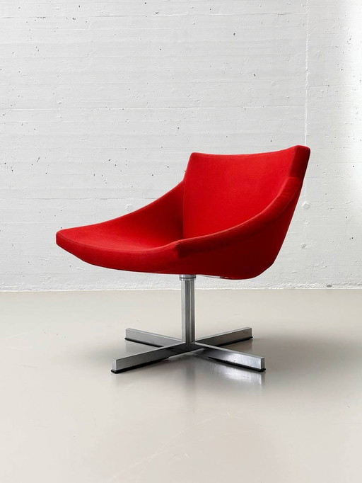 Fauteuil Bocu Par Jörg Boner Pour Team By Wellis En Rouge
