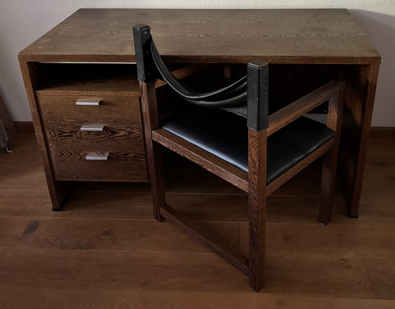 Image 1 of Pastoe, Cees Braakman, desk with chair, Wenge