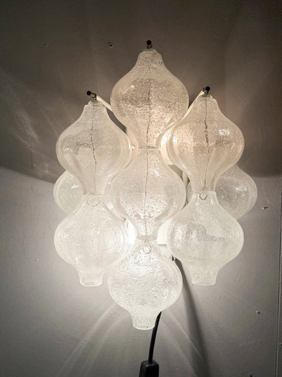 Image 1 of Ensemble de 2 appliques murales, modèle : « Tulipan 9 WA » pour KALMAR FRANKEN KG, Autriche, années 1960