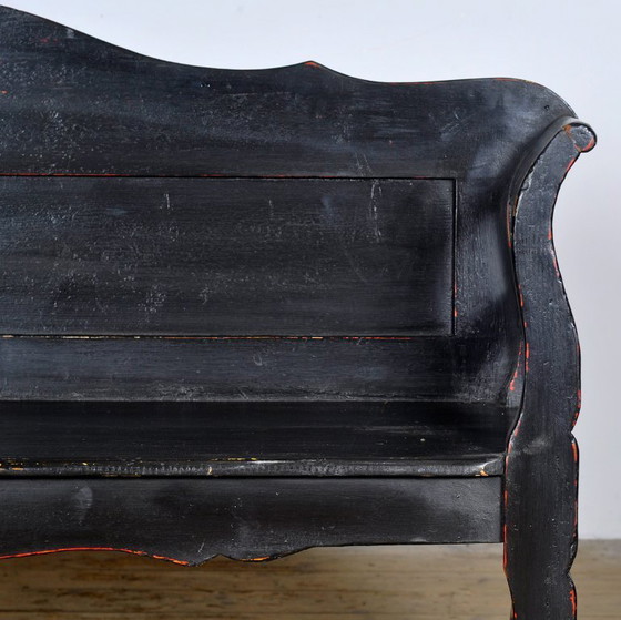 Image 1 of Antique Pine Bench, 1900s