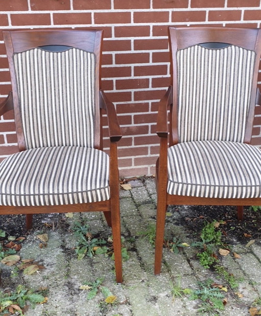 6 Bannink jugendstil eetkamer stoelen 