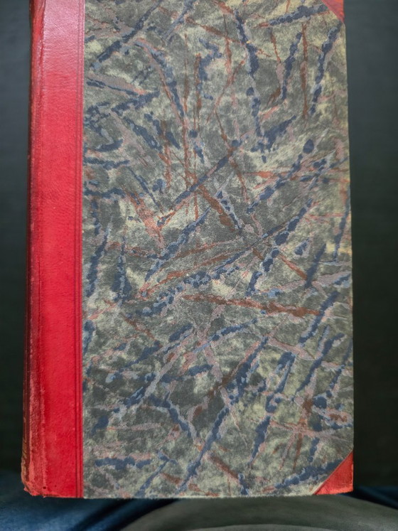 Antico set di due volumi "Schillers Werke" (circa 1910) – Dorso rosso-verde e stampa dorata (photo 13 of 17)