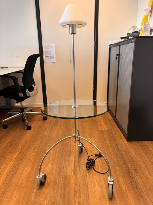 Side Table With Lamp
