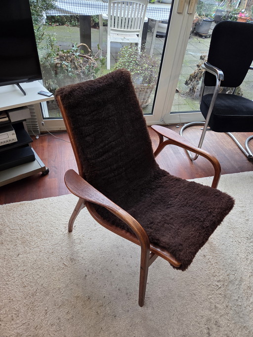 Poltrona Lamino di Yngve Ekström - vintage