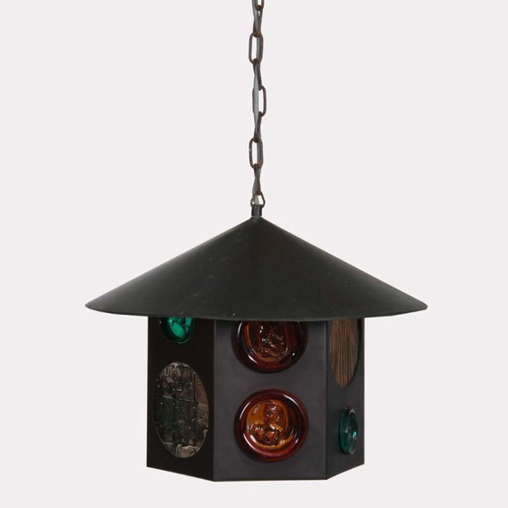 Image 1 of Lampada a sospensione di Erik Sylvester Höglund per Kosta Boda, 1960