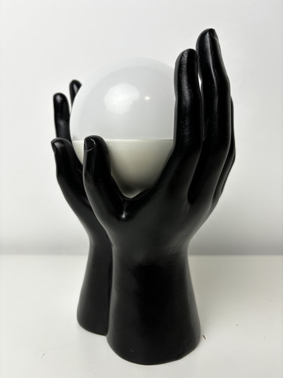 Image 1 of Art Deco Hands Table Lamp