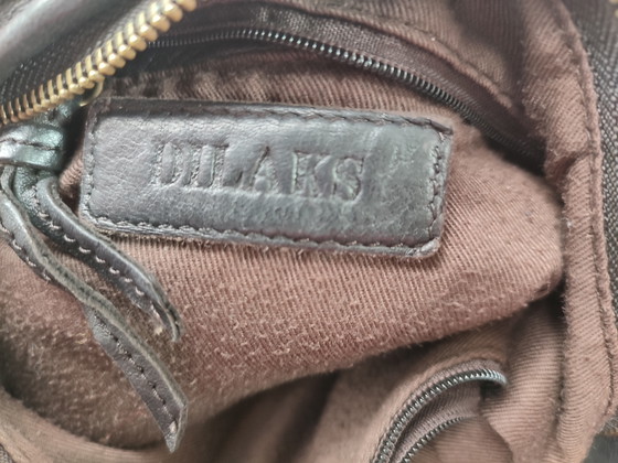 Dilaks Shoulder Bag XL Bag Black Leather Black Distinctive Finish Fits Laptop (photo 12 of 15)