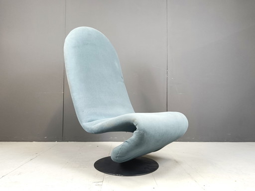 Sedia con schienale alto 1-2-3 per Fritz Hansen di Verner Panton per Fritz Hansen, anni '70