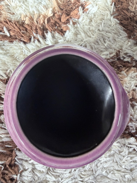 Vintage Steuler Keramik Vase (Model 315/25), Lilac & White (25 cm), Steuler keramiek, Ceramic, Pink (photo 5 of 7)