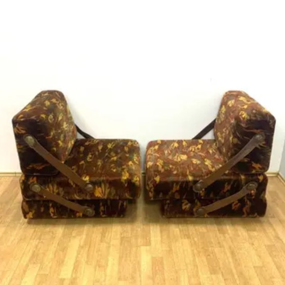 Image 1 of Fauteuils rétro, Tchécoslovaquie, années 1970 (lot de 2)