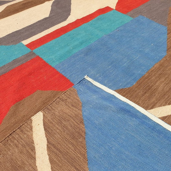Tapis Tapisserie Sonia Delaunay Serpent Noir | Laine Fait Main | 208×308 cm – Cotton (photo 7 of 12)