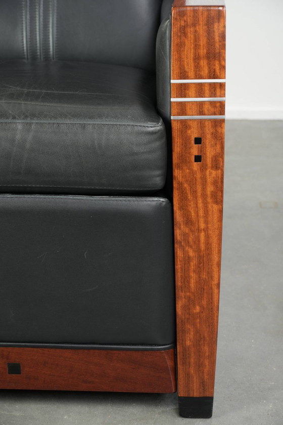 Luxury electrically adjustable Schuitema Art Deco design recliner, model John, from the Decoforma series, (photo 10 of 14)