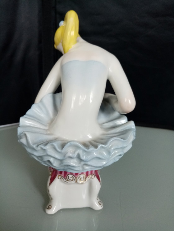 Image 1 of Oekraïens porseleinen ballerina figuur Yelena Yelochka jaren 60