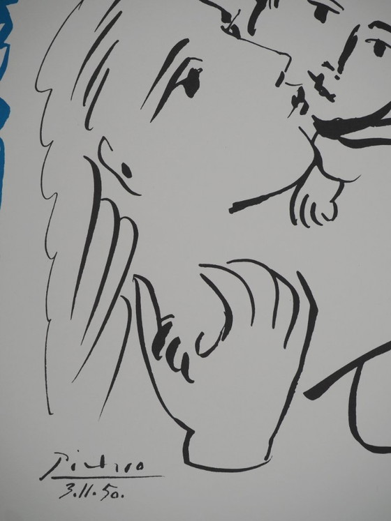 Pablo Picasso: Maternal Love, Signed Lithograph – Lithographs & prints, Paper (photo 5 of 6)