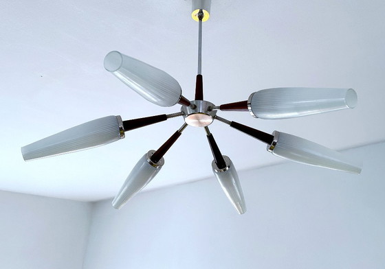 Image 1 of Large Scandinavian Pendant Light