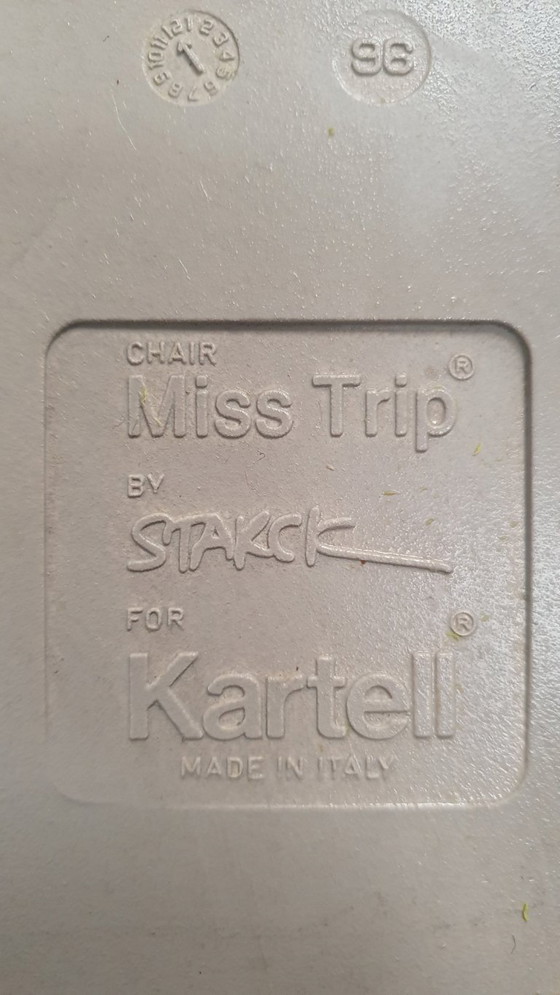 Image 1 of 12 chaises Miss Trip, design Philippe Starck Kartell, 1996, Italie
