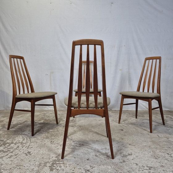 Image 1 of Sedia Niels Koefoed 'Eva', sedie danesi vintage degli anni '60