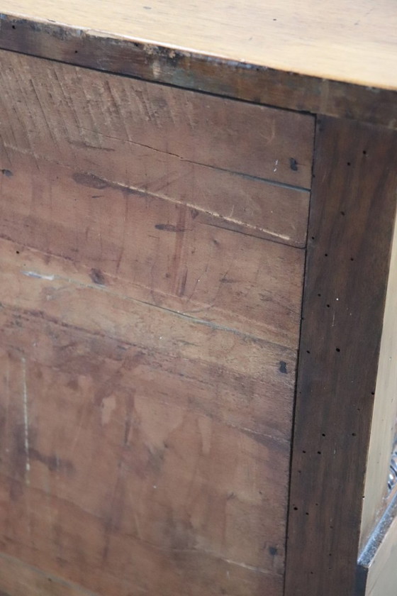 Image 1 of Antiker Nussbaum-Schreibtisch, Italien 19.