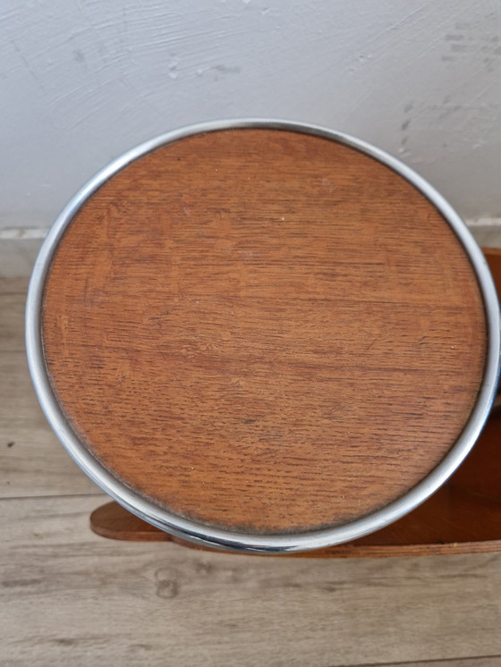 Image 1 of Art Deco side table plant table coffee table smoking table vintage