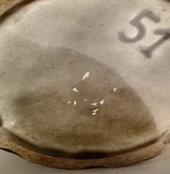 Image 1 of Vintage Belgische vaas met craqueléglazuur – Cérabelga stijl, jaren 50