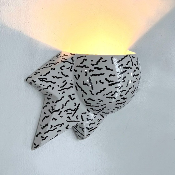 Image 1 of Applique murale postmoderne de Heide Warlamis, années 1980