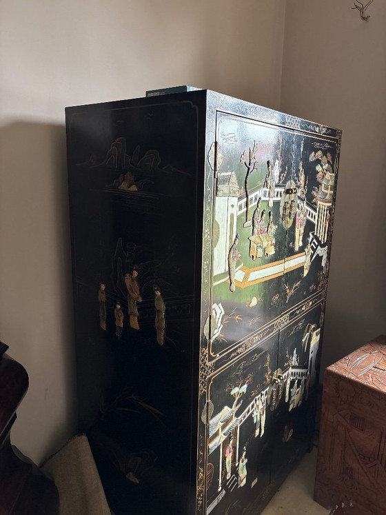 Wandschrank, Kristall, Holz (photo 5 of 9)