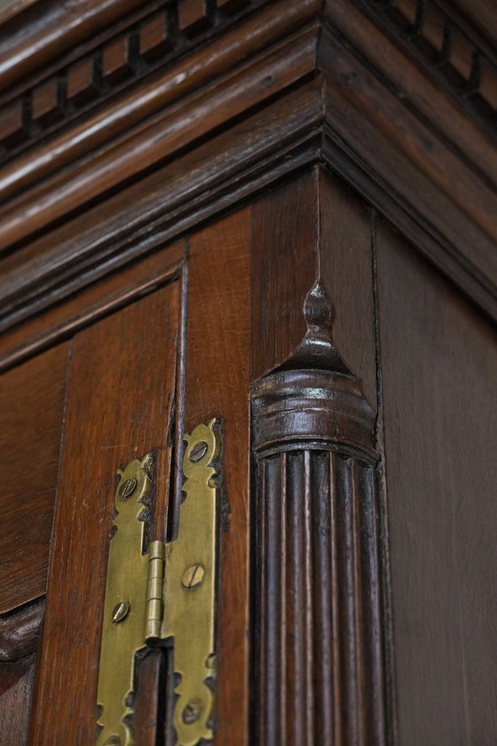 Image 1 of Antiek Engels 18e-eeuws bureau/secretaire met opstand/boekenkast