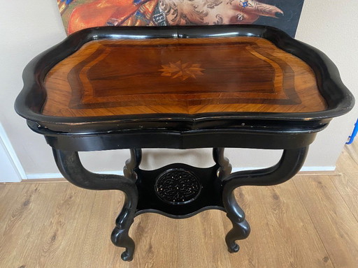 Antique Dutch wine table side table plant table