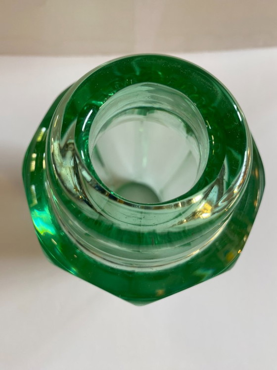 Daum Vase Ouraline Crystal Daum Nancy Signed 1920 – Glass (photo 3 of 7)