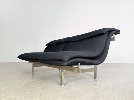 Image 1 of Saporiti Italia Wave Divano Giovanni Offredi 1970 design a due posti