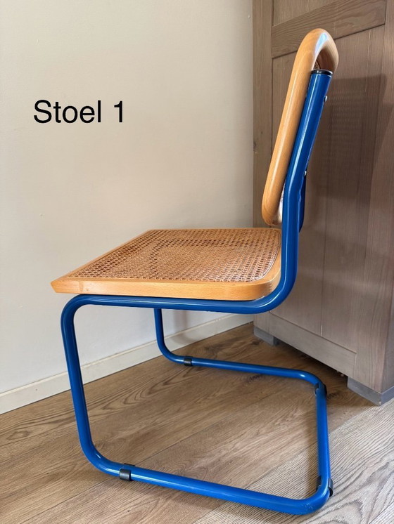 Image 1 of Rare blue Breuer style Cesca Chair