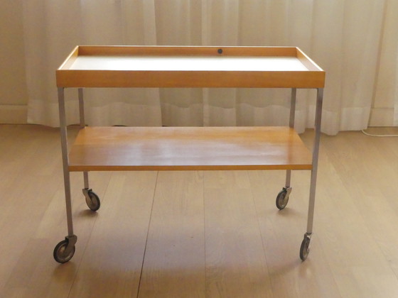 Image 1 of Wilhelm Renz serving trolley Walter Wirz trolley with tray