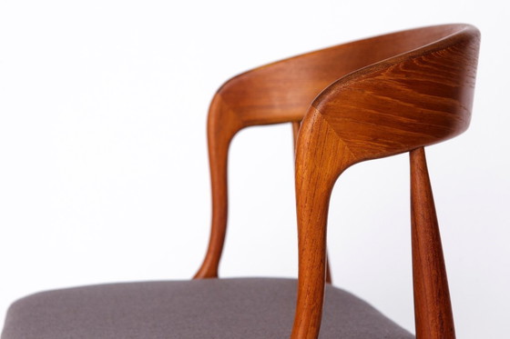 Image 1 of Set of 6 Johannes Andersen Chairs – Model 16, Teak Dining Chairs, Uldum Møbelfabrik Denmark, 1960s Mid-Century Danish Design