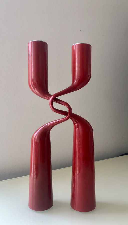 Mikaela Dörfel Danish Design Candlesticks Red for Menu