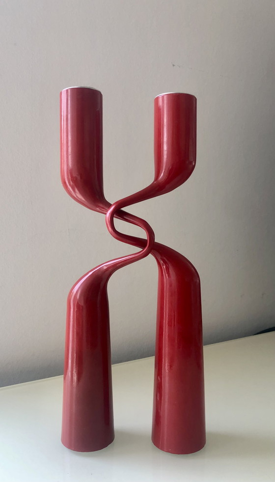 Image 1 of Mikaela Dörfel Chandeliers design danois Rouge pour Menu